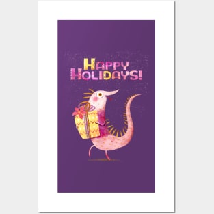 Chrsitmas card with Iguana Posters and Art